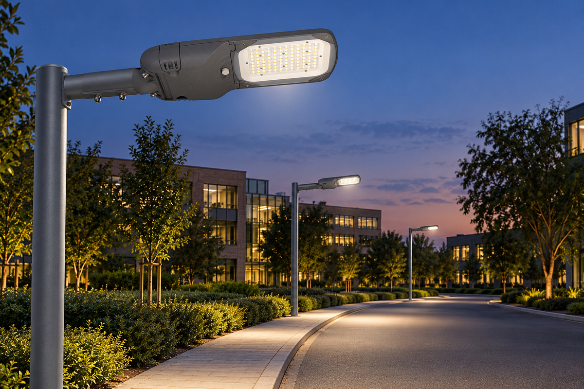 ROLUX DF-407-50 LED oszlop- és fali lámpa – 50 W, 7000 lm, 6000 K, IP65