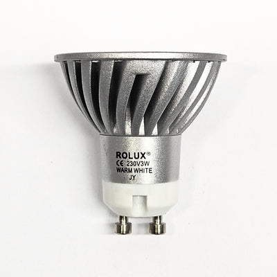 LANDLITE LED spot izzó GU10, 3 W, 2700 K melegfehér – LED-GU10-3W