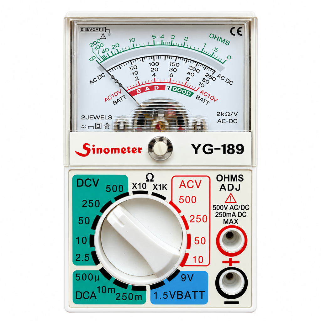 Sinometer YG-189 analóg multiméter