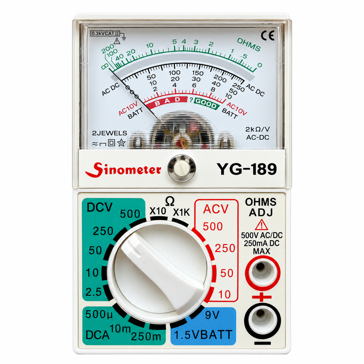 Sinometer YG-189 analóg multiméter